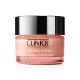 Clinique All About Eyes Lightweight Eye Cream bottle delivering gentle under-eye hydration.