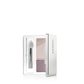 Clinique All About Shadow Duo Twilight Mauve-Brandied for rich, buildable color in a compact.