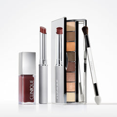 Clinique All About Shadow Palette Nude Honey shade offers natural warmth for understated looks.