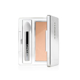 Clinique All About Shadow silky powder application for seamless blending.