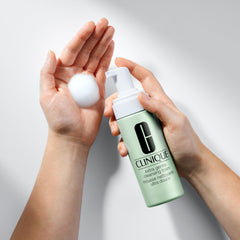 Clinique allergy-tested fragrance-free label emphasizing safety.