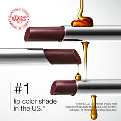 Lips wearing Black Honey for a natural, buildable shine.