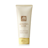 Clinique Aromatics Elixir Body Smoother bottle for nourished skin after bath.