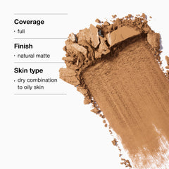Close-up of natural matte finish texture on Clinique Beyond Perfecting powder