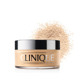 Clinique Blended Face Powder bottle pour for a light, natural finish.