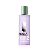 Clinique Clarifying Lotion 2 bottle for dry combination skin, ready for gentle exfoliation.