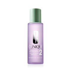 Clinique Clarifying Lotion 2 bottle shown for gentle daily exfoliation and oil control