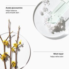 Clinique Clarifying Lotion 2 witch hazel ingredient promotes a refreshed appearance.
