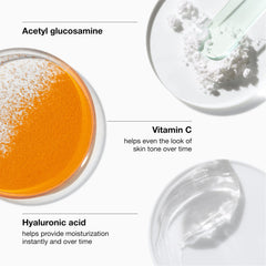 Clinique Even Better Light Reflecting Primer application on skin shows hydrating glow