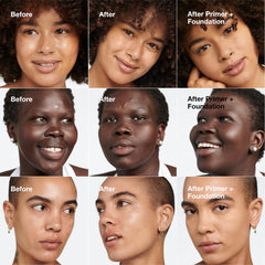 Clinique Even Better Pore Defying Primer with pump reveals seamless makeup base.