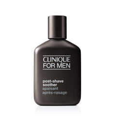 Clinique For Men Post-Shave Soother bottle delivering aloe hydration after shaving