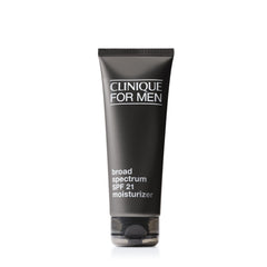Clinique For Men SPF 21 moisturizer bottle with oil-free hydration for daily use.