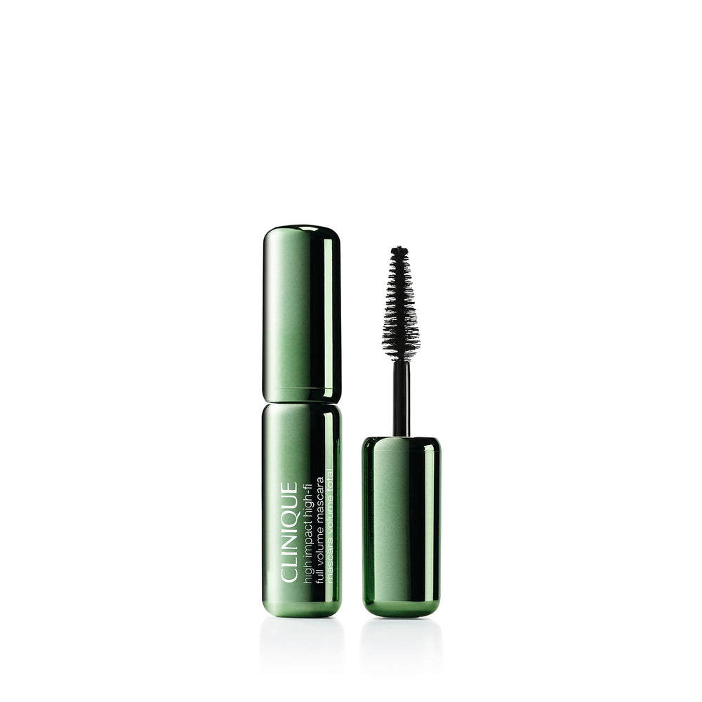 Clinique High Impact High-Fi máscara con aplicador de onda para volumen inmediato en pestañas.