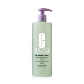 Clinique Liquid Facial Soap delivers a gentle lather that cleanses without drying the skin.