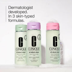 Clinique Liquid Facial Soap Mild bottle for gentle cleansing.