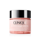 Clinique Moisture Surge Intense bottle shown for long-lasting hydration.