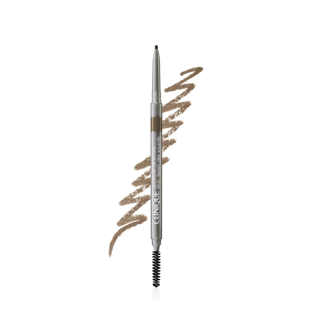 Clinique Quickliner For Brows pencil tip close-up for precise hair-like strokes.
