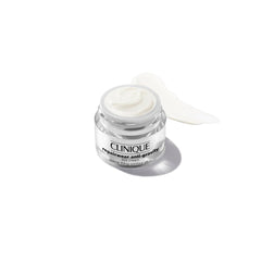 Clinique Repairwear Eye Cream packaging display highlighting travel-size convenience.