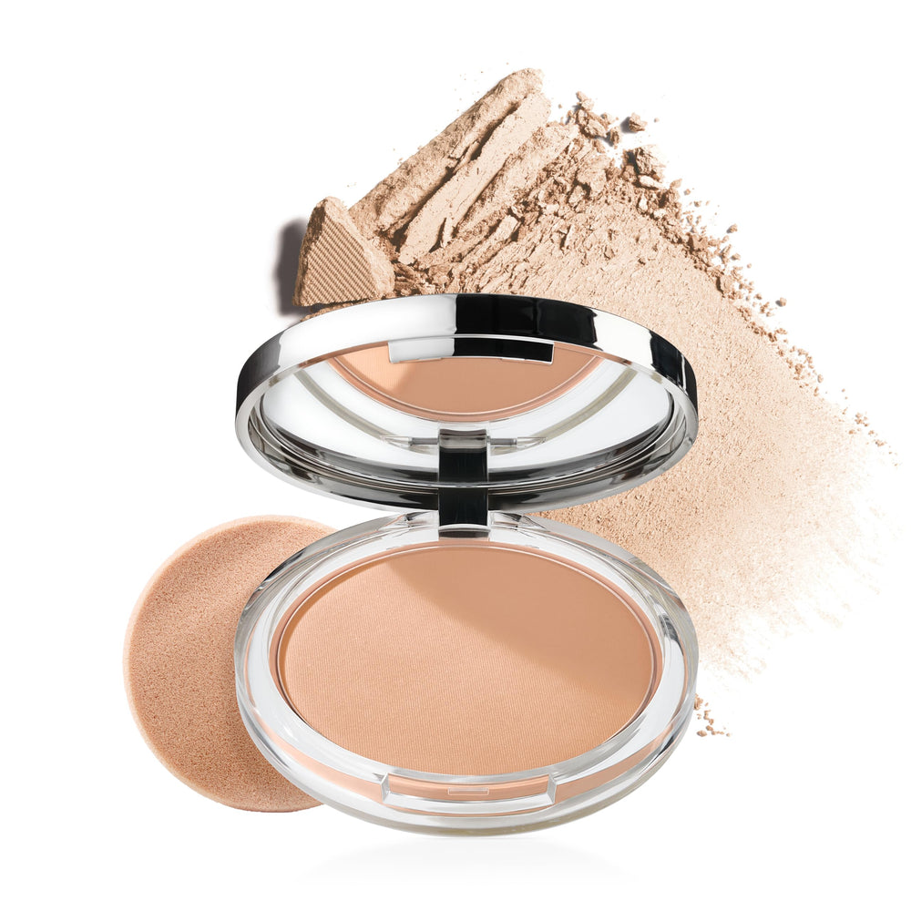 Clinique Stay-Matte Sheer pressed powder compact for oil control and touch-ups.