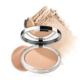 Clinique Stay-Matte Sheer Powder compact for portable shine control.