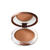 Clinique True Bronze bronzer in opened compact for on-the-go glow