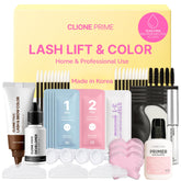 CLIONE PRIME Korean at-home lash lift kit with defined lashes