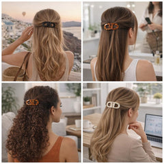 Clips magnéticos para cabello para estilizar de forma portátil y eficiente.