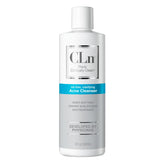 CLn Acne Cleanser bottle highlighting 0.5% salicylic acid for clearer pores.