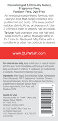 CLn Shampoo with salicylic acid targets buildup for healthier-looking scalp and roots.