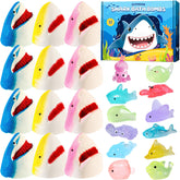 CLOUQUAR shark bath bomb blue design creates vibrant, kid-friendly bath time.