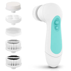 CLSEVXY waterproof cleansing spin brush demonstrates deep cleaning in the shower.