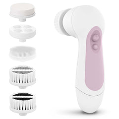 CLSEVXY waterproof facial cleansing spin brush set for shower-ready deep cleansing