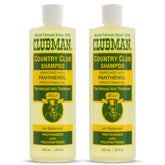 Clubman Country Club Shampoo, botella con pH balanceado para limpieza suave.