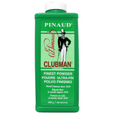 Clubman Flesh PINAUD powder bottle front showing moisture absorption for daily comfort.