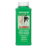 Clubman Pinaud Finísimo Polvo en bote blanco para uso diario y calma la piel.