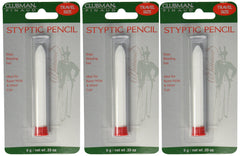 Clubman Pinaud Styptic Pencil travel-size front view for on-the-go grooming.