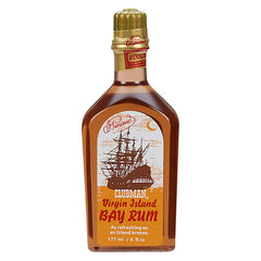 Clubman Pinaud Virgin Island Bay Rum bottle delivers a classic, masculine scent.