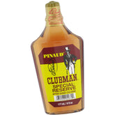 Clubman Special Reserve bottle pour — lasting scent for daily grooming.