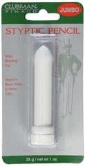 Clubman Styptic Pencil Jumbo 3-Pack box, ready for quick nick repair and fast bleeding control.