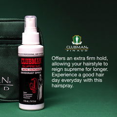 Clubman Supreme con panthenol: cuida y condiciona mientras peinas.