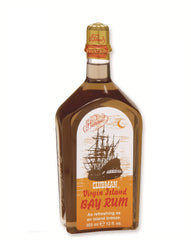Clubman Virgin Island Bay Rum bottle for post-shave refreshment.