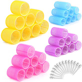 Cludoo 46pcs hair roller set packaging shows versatile styling options.