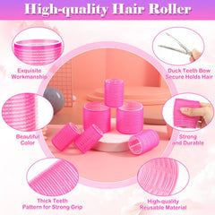 Cludoo duckbill metal clips securing curlers