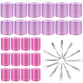 Cludoo hair roller set front view for voluminous curls