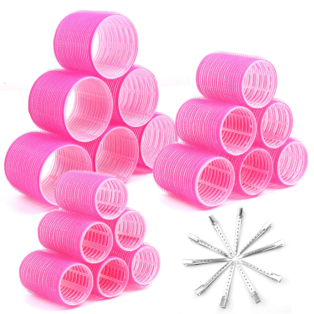 Cludoo jumbo hair roller 6.3 cm set showing volume-boosting potential