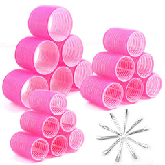 Cludoo jumbo hair roller 6.3 cm set showing volume-boosting potential