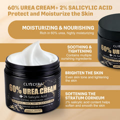 Clyecfra crema urea 60% para aplicación diaria en manos y pies