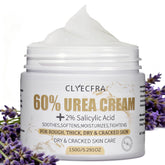 Clyecfra crema urea60 botella: hidratación profunda para piel seca.