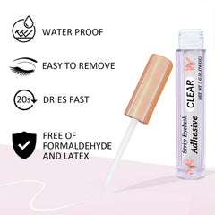 CMNRO latex-free lash glue applicator tip demonstrating precise application
