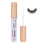 CMNRO clear lash glue bottle close-up for sensitive eyes and long-lasting hold